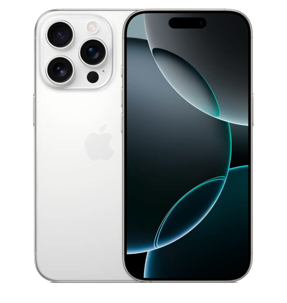 Apple iPhone 16 Pro, White Titanium