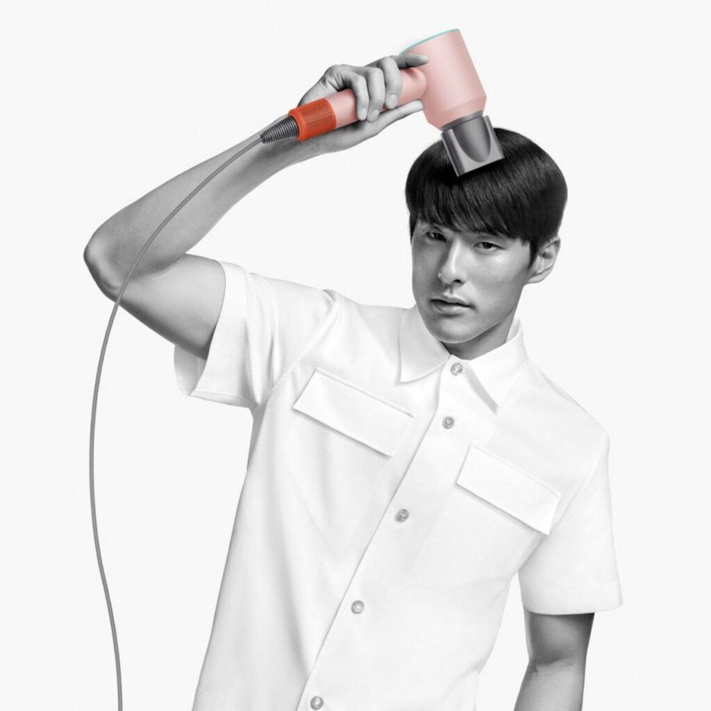 Фен Dyson Supersonic HD15 (Ceramic Pop) с кожаным кейсом